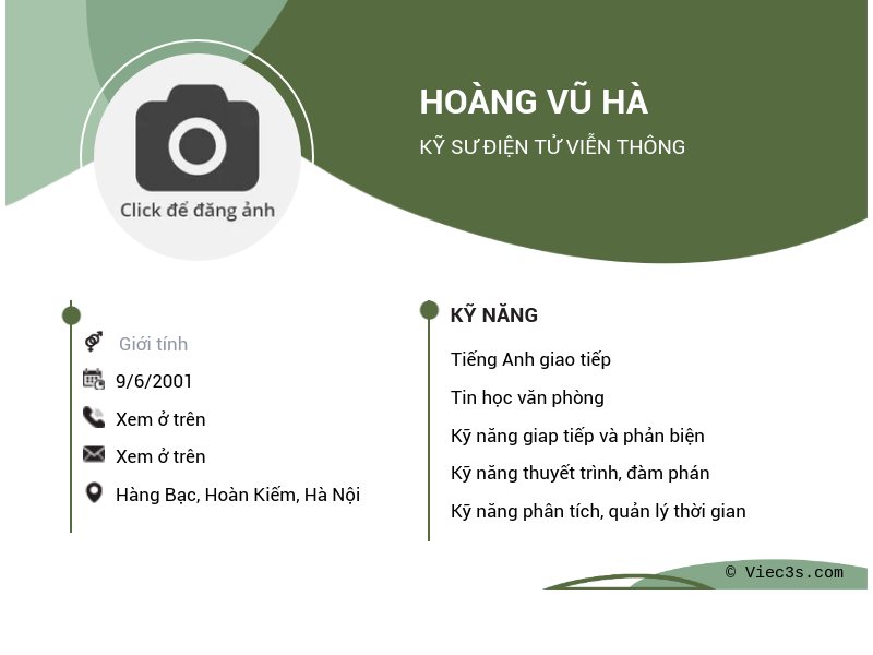 CV ứng viên