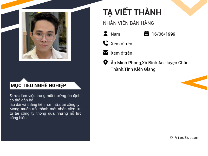 CV ứng viên