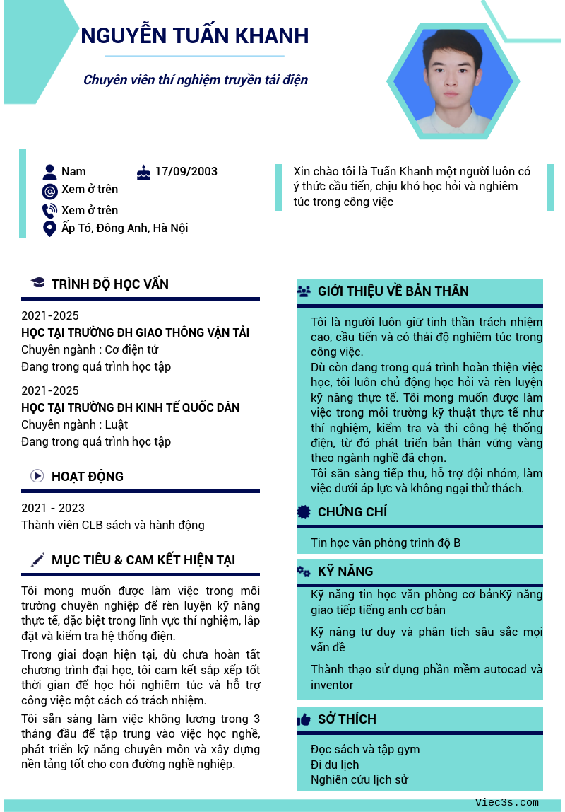 CV ứng viên