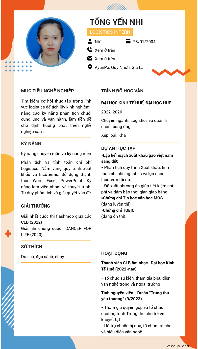 CV ứng viên