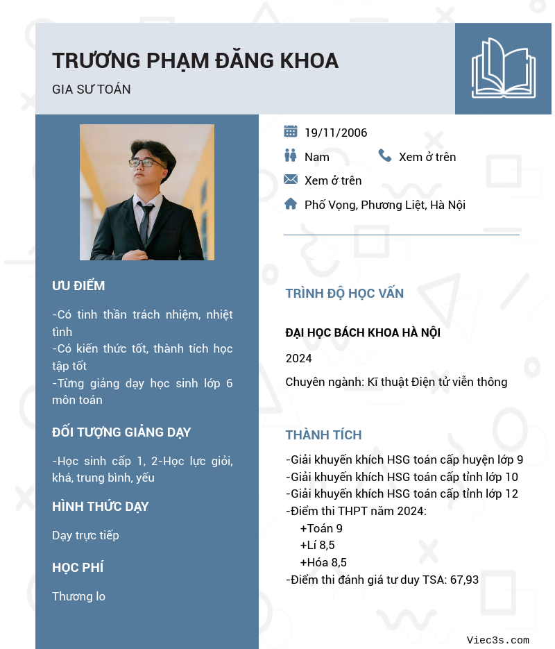 CV ứng viên