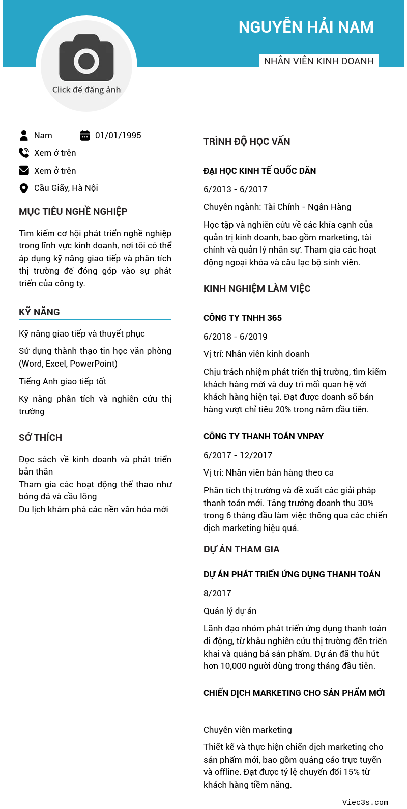 CV ứng viên