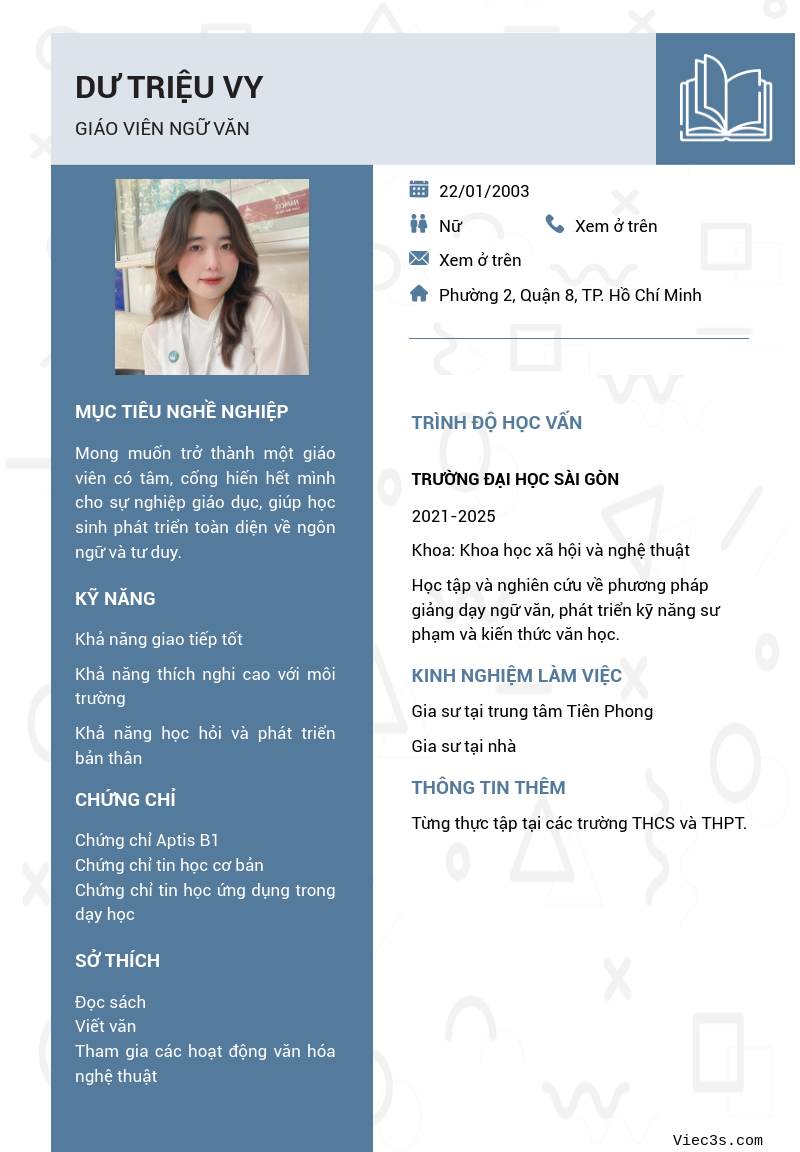 CV ứng viên