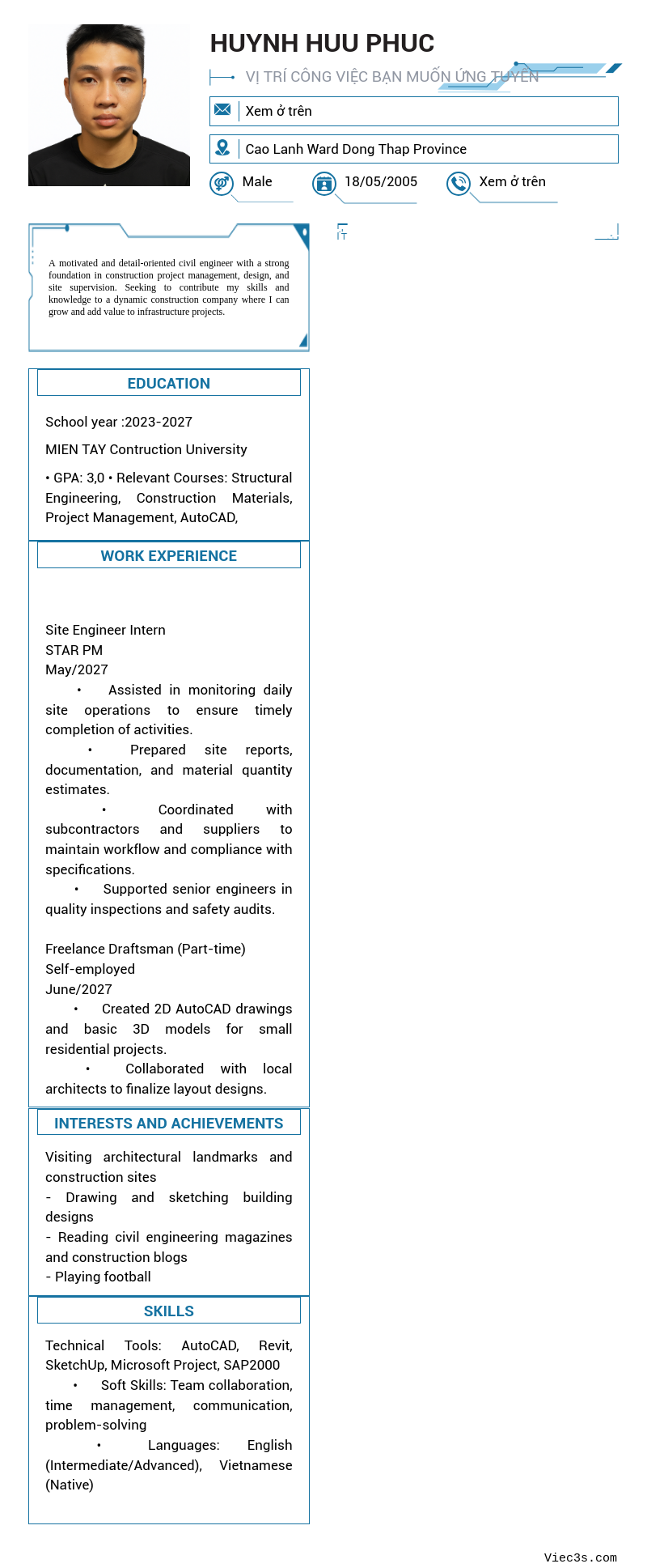 CV ứng viên