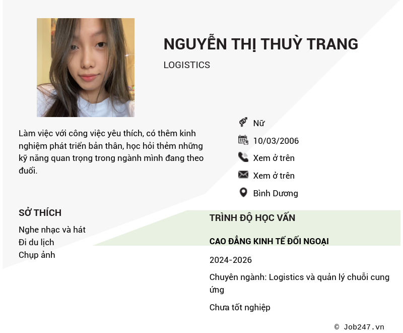 CV ứng viên