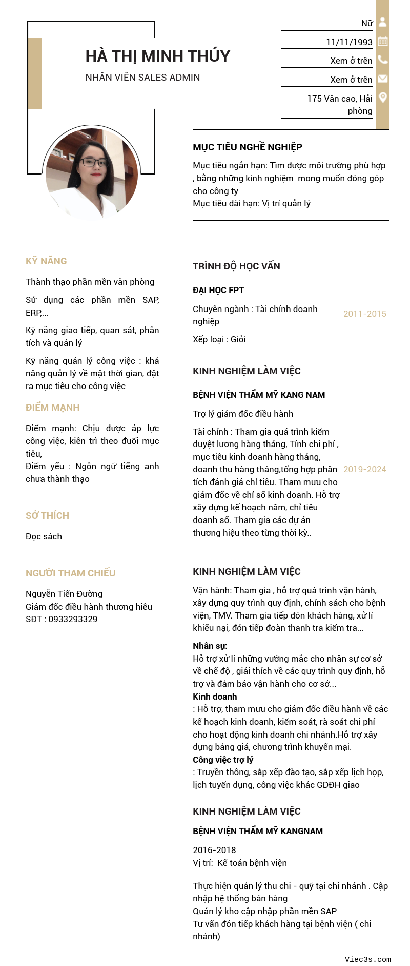 CV ứng viên