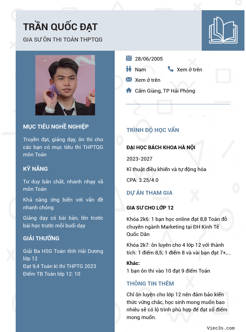 CV ứng viên