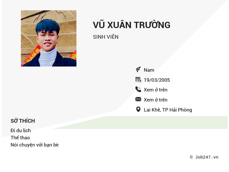 CV ứng viên