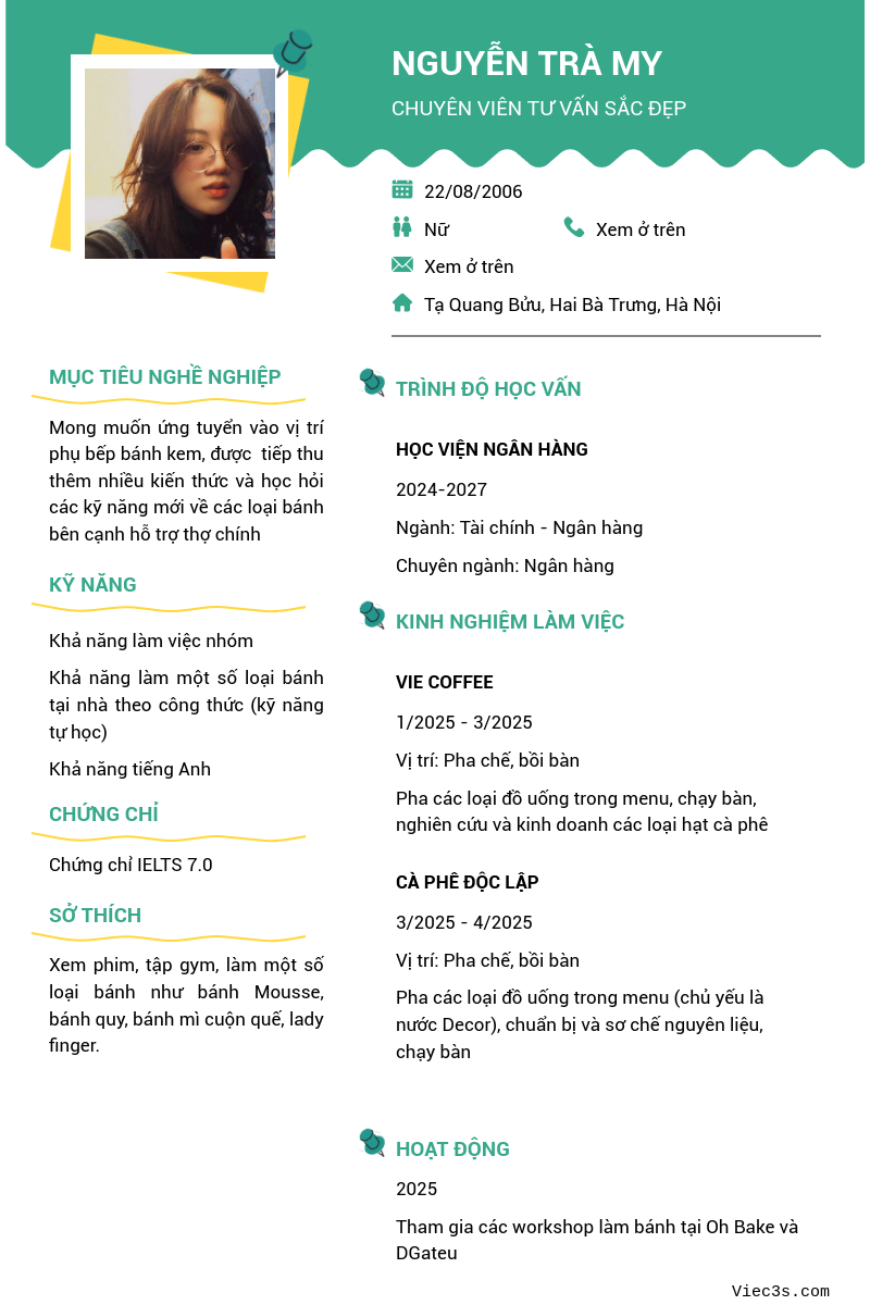 CV ứng viên