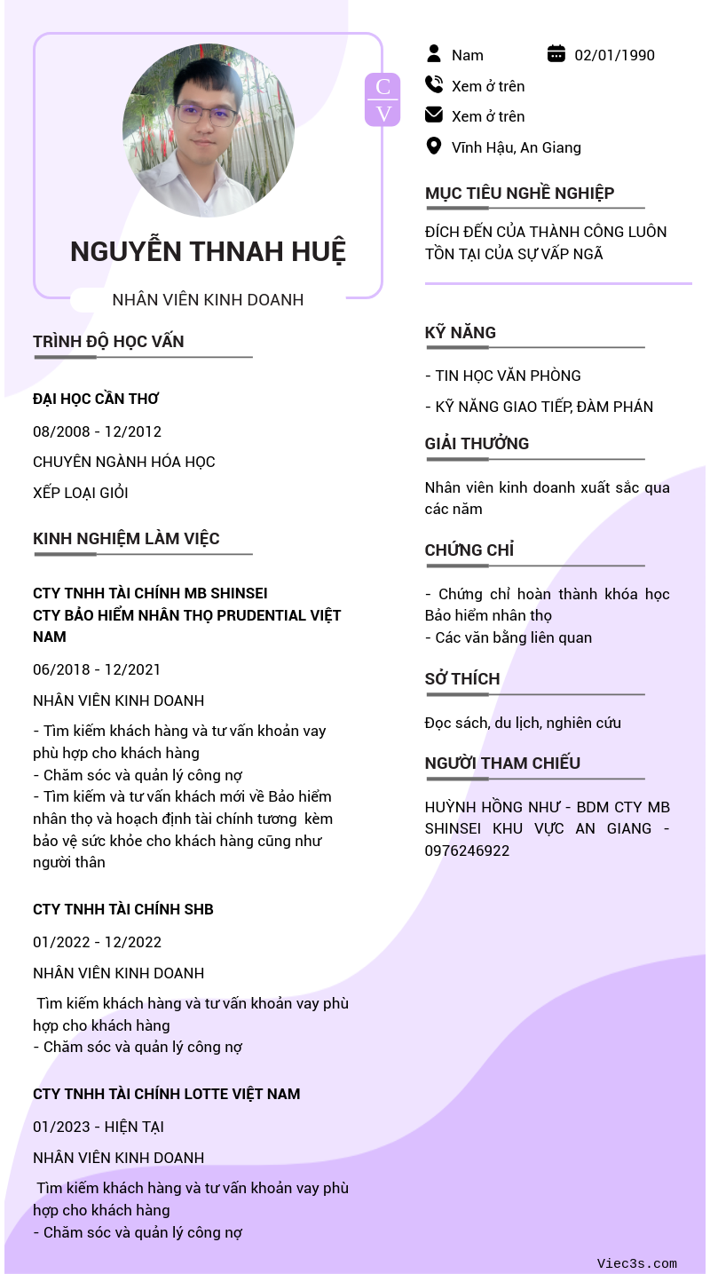 CV ứng viên
