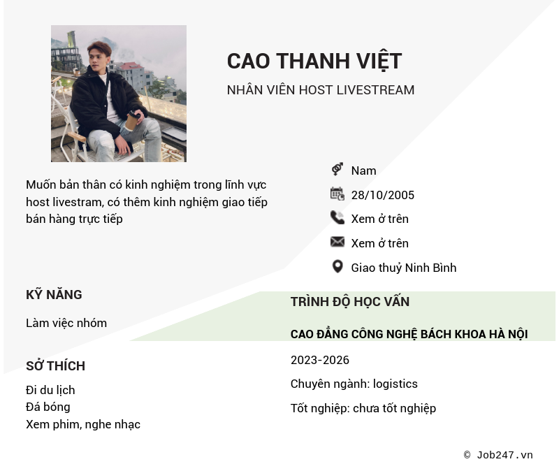CV ứng viên