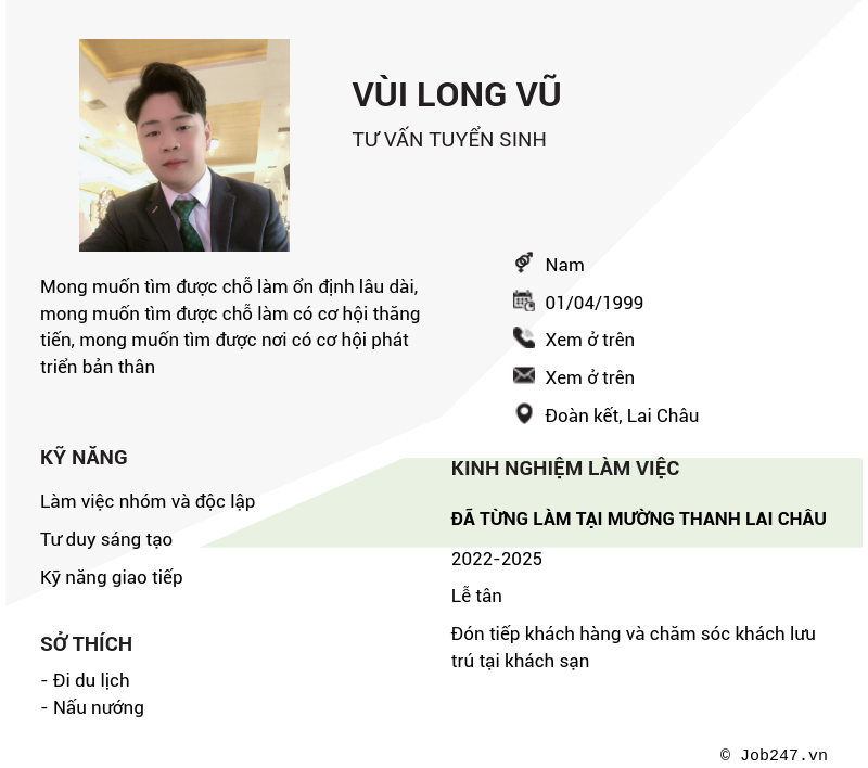 CV ứng viên