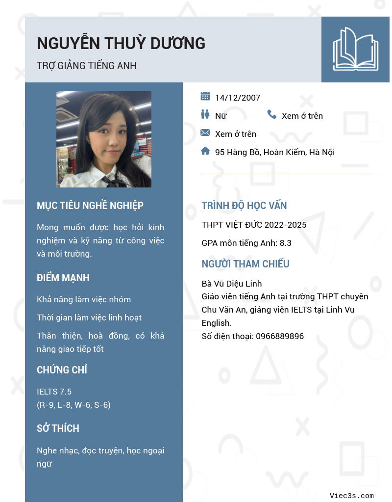 CV ứng viên