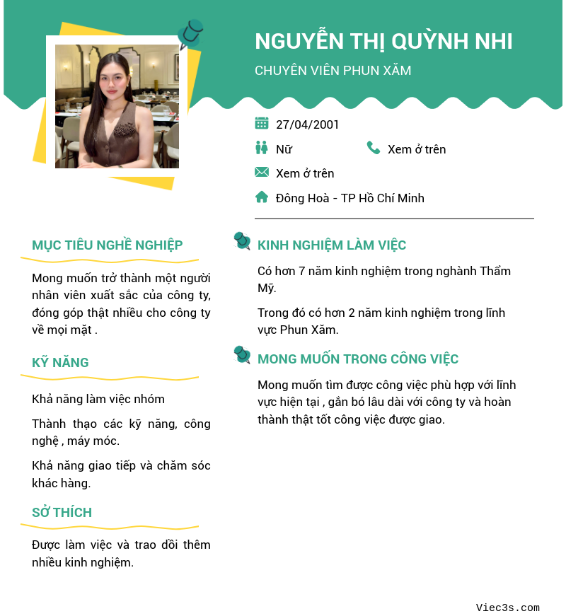 CV ứng viên