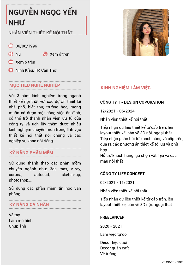 CV ứng viên