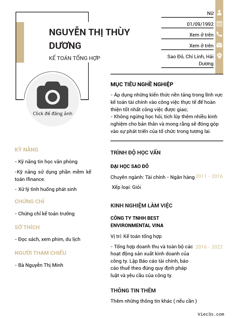 CV ứng viên