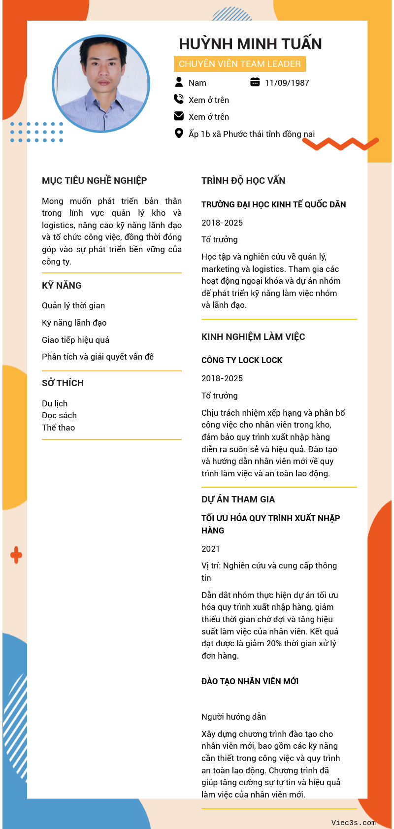 CV ứng viên