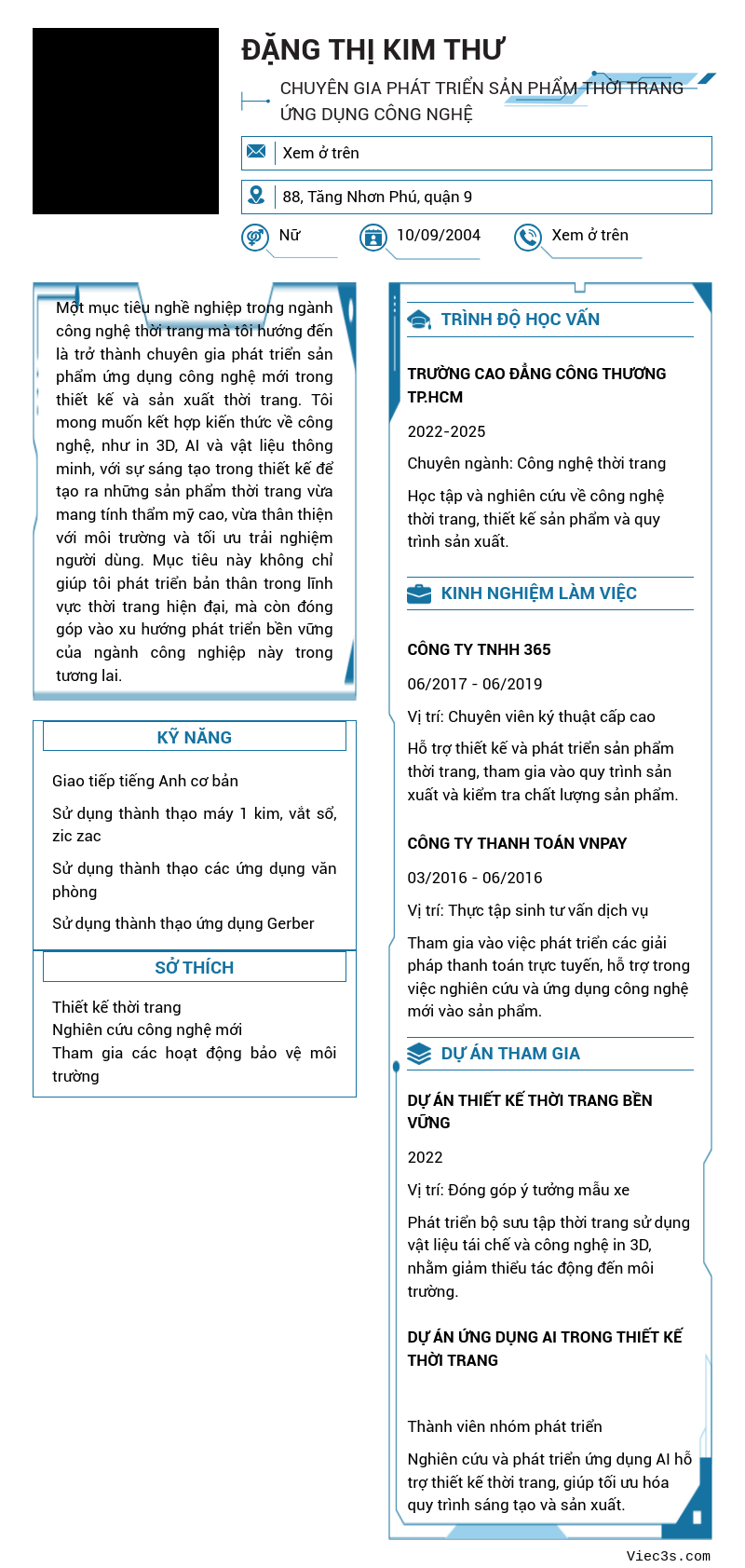 CV ứng viên