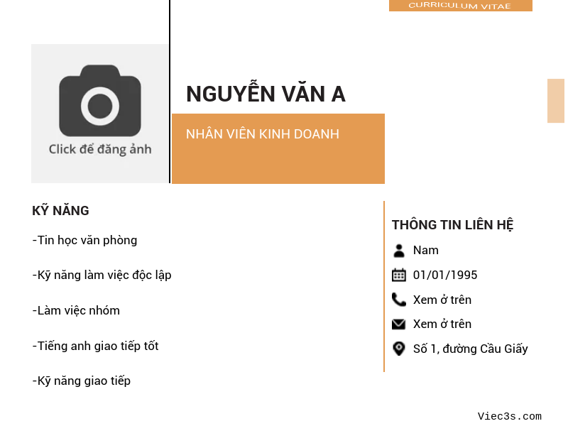 CV ứng viên