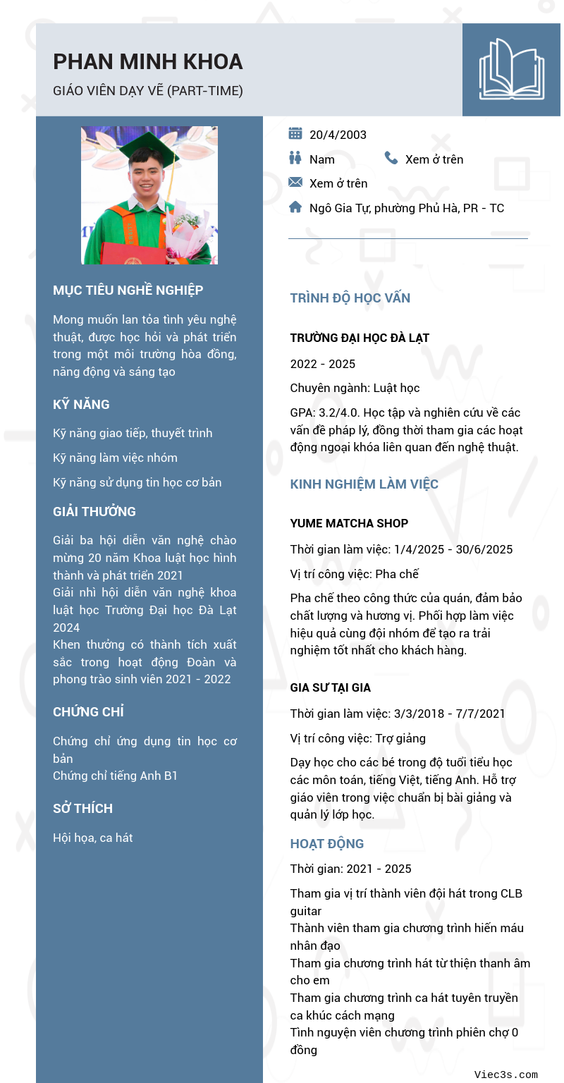 CV ứng viên