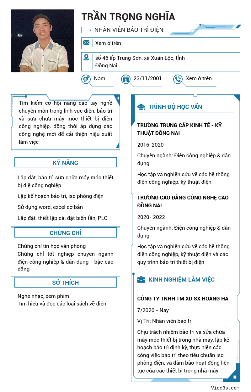 CV ứng viên