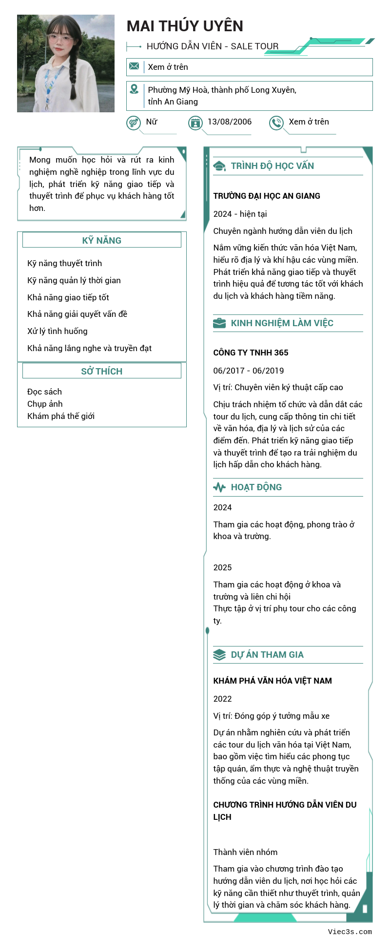 CV ứng viên