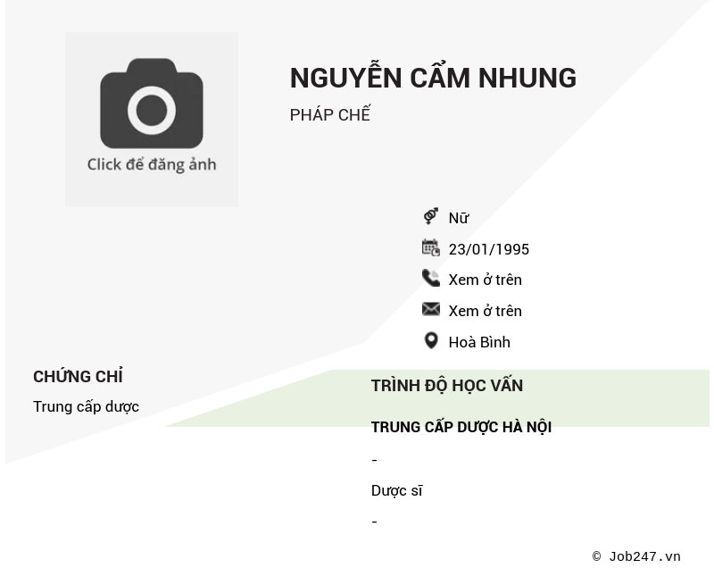 CV ứng viên