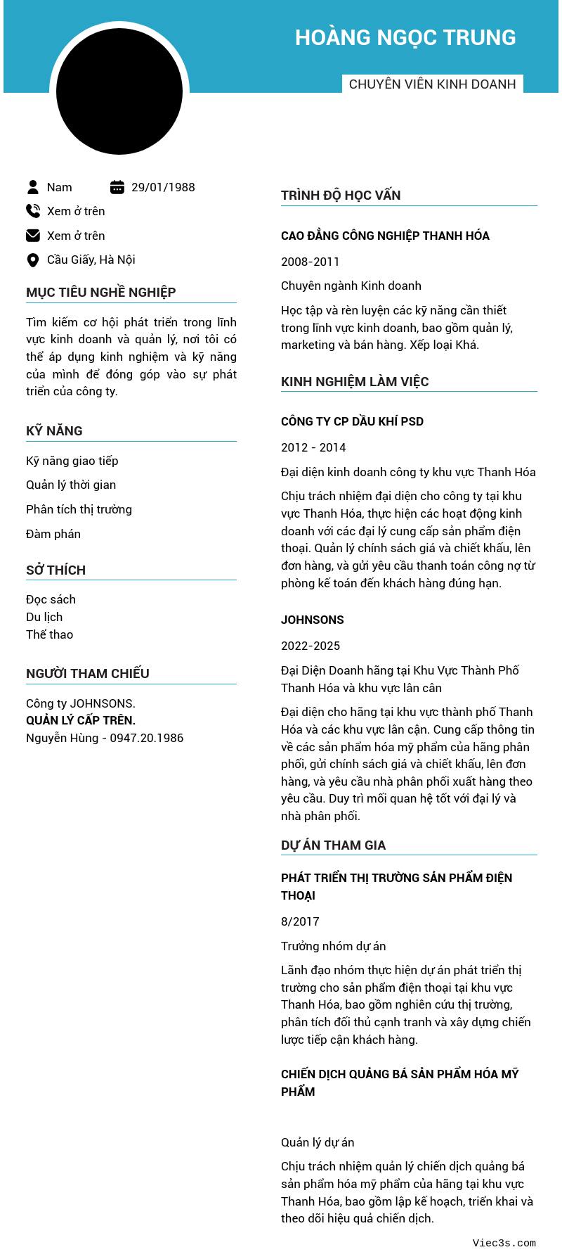 CV ứng viên