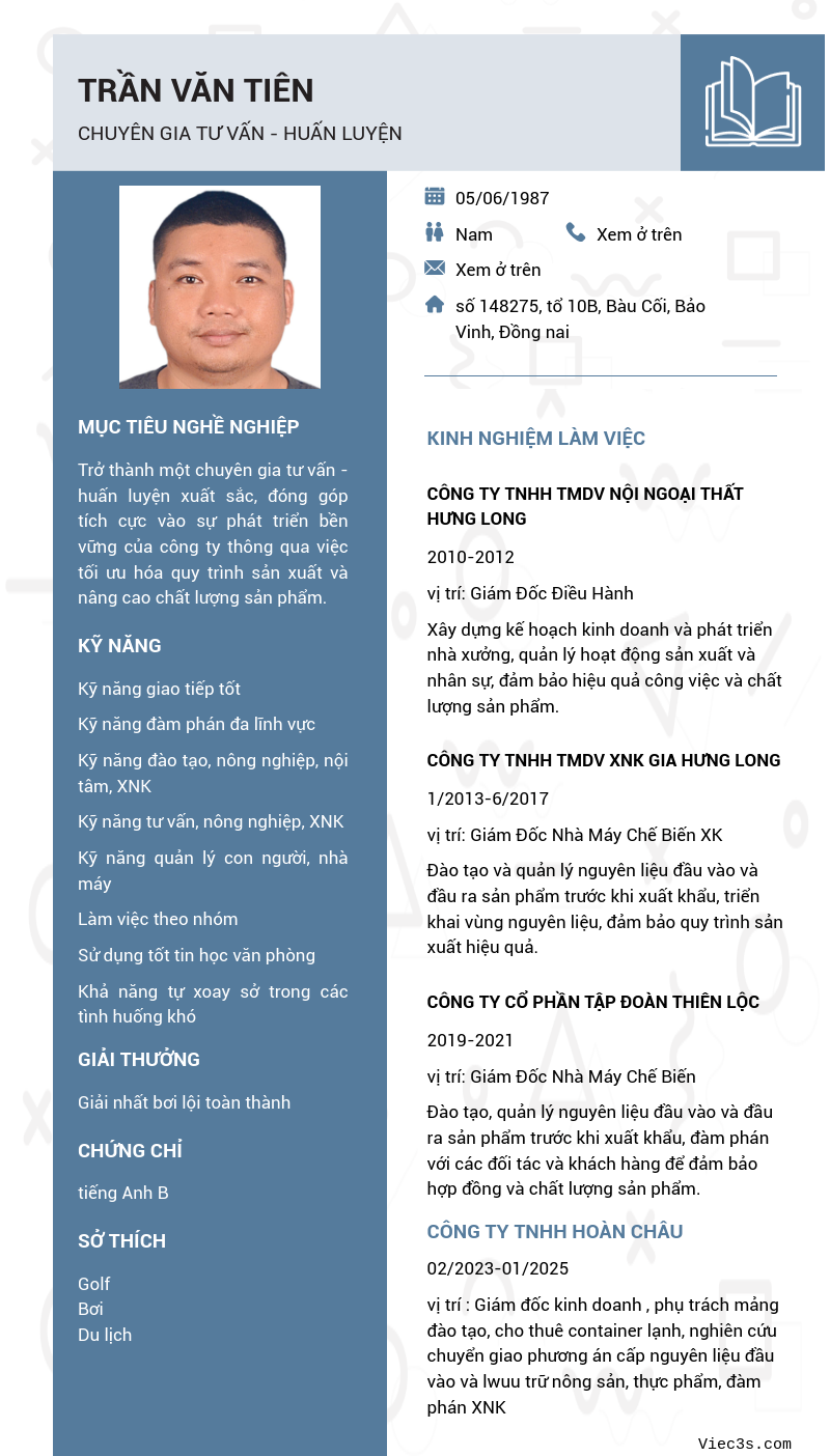 CV ứng viên