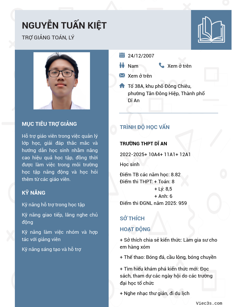 CV ứng viên
