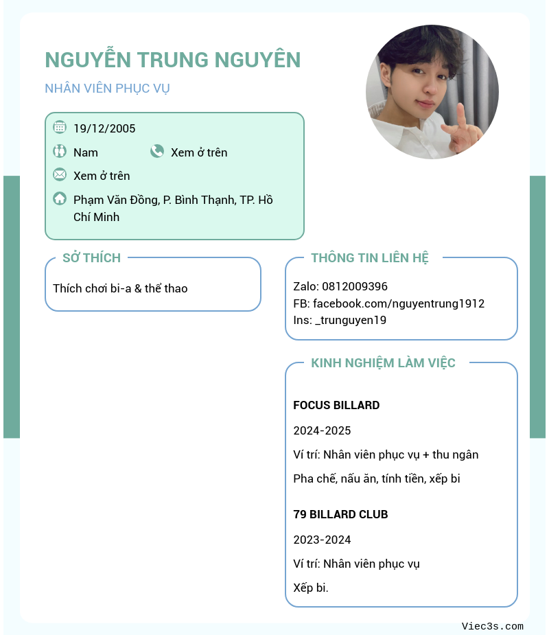 CV ứng viên