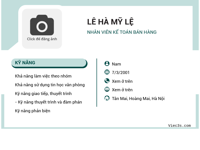 CV ứng viên
