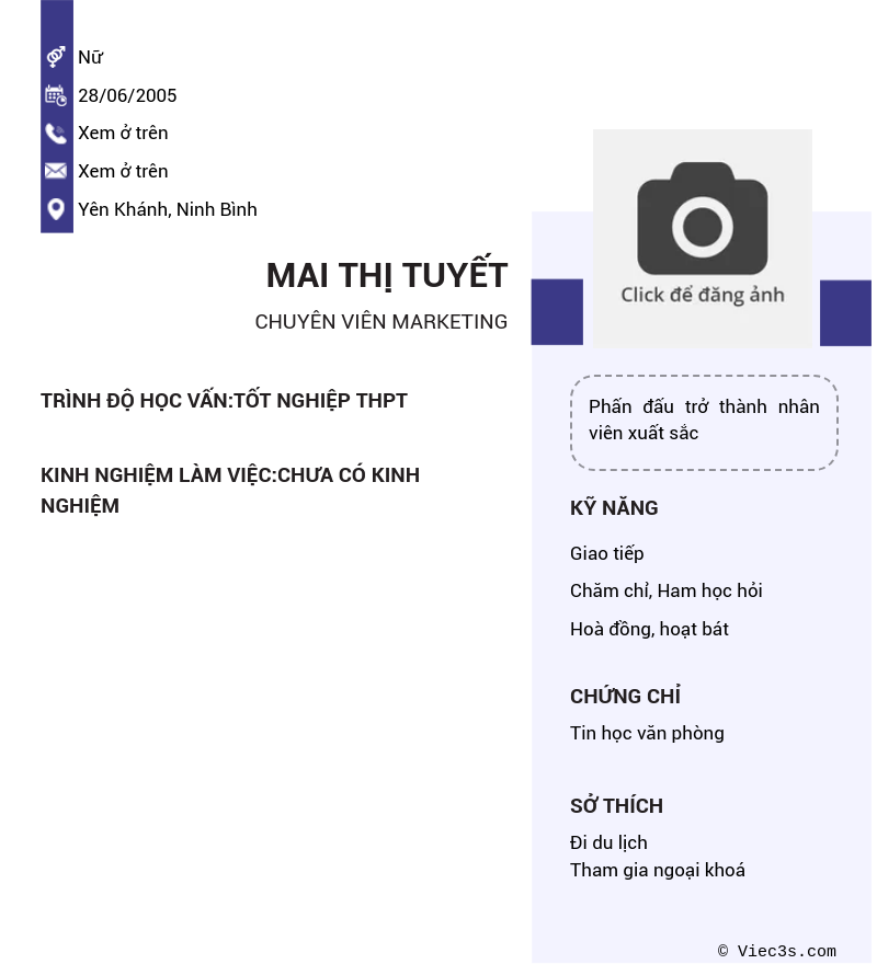 CV ứng viên