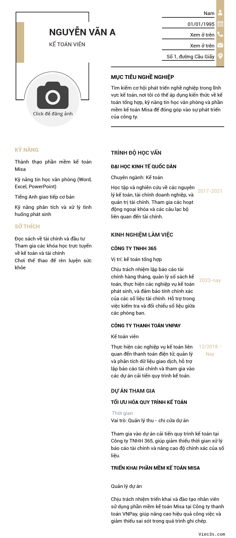 CV ứng viên