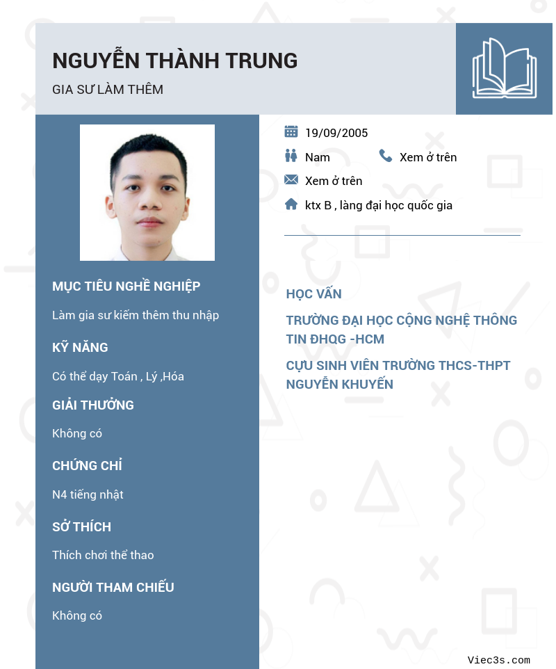 CV ứng viên