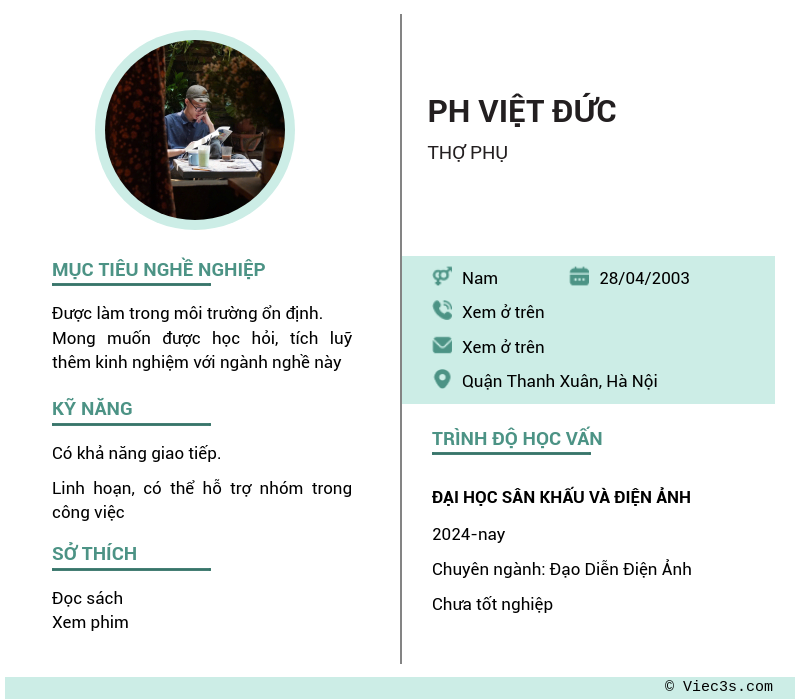 CV ứng viên