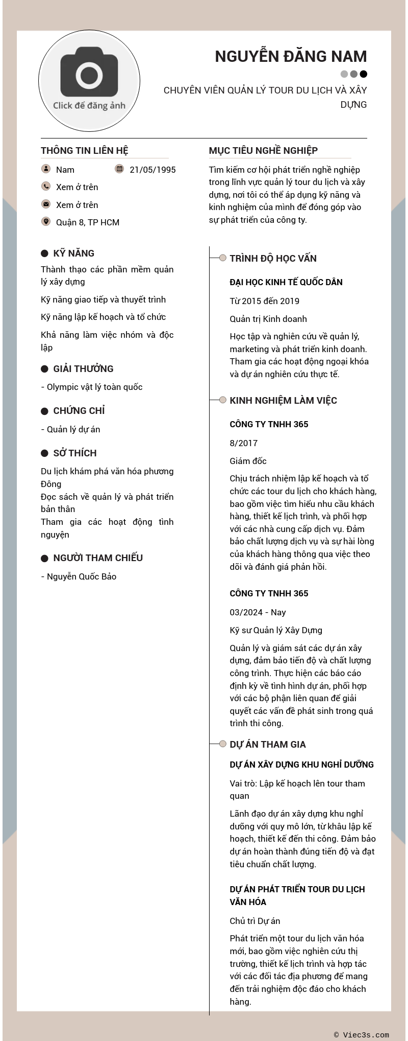 CV ứng viên