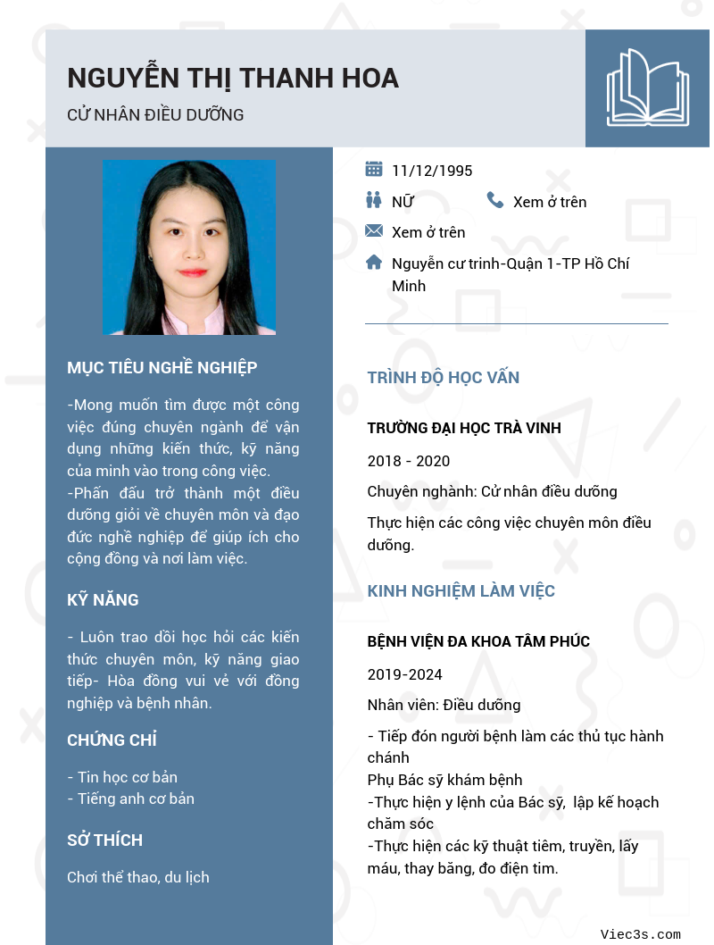 CV ứng viên