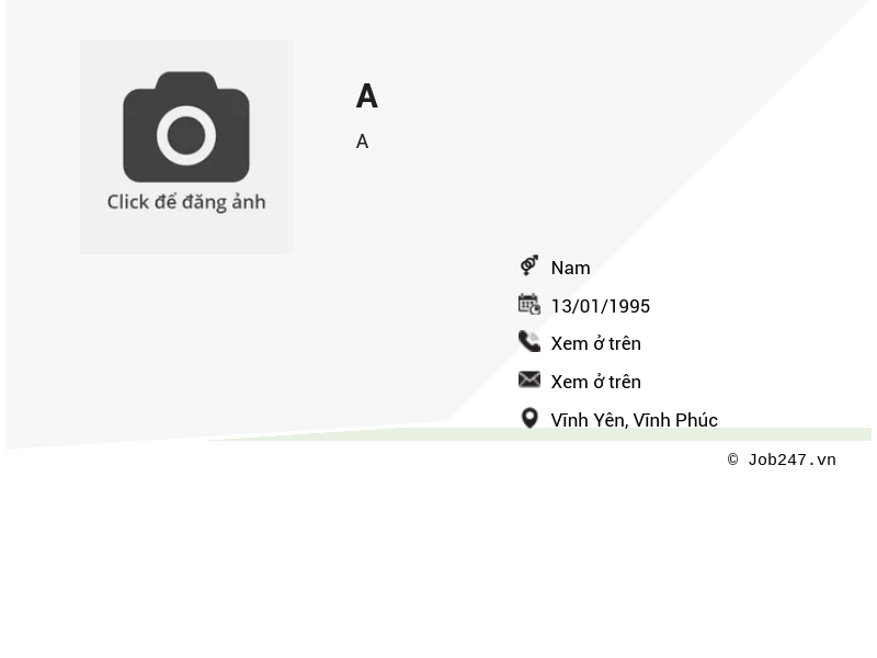 CV ứng viên