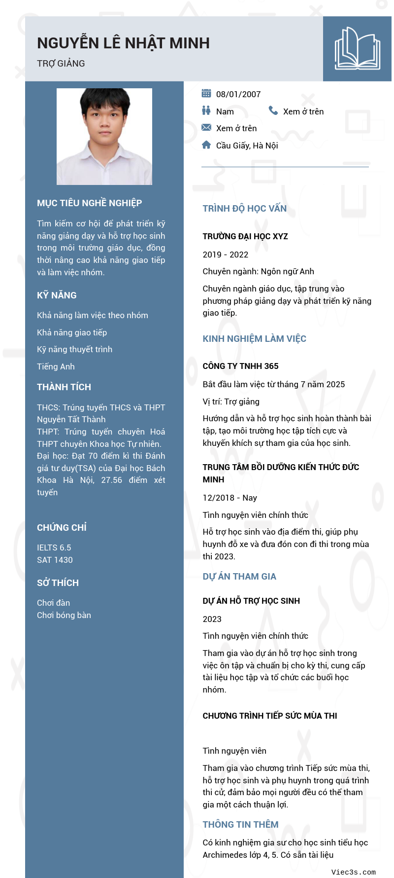 CV ứng viên