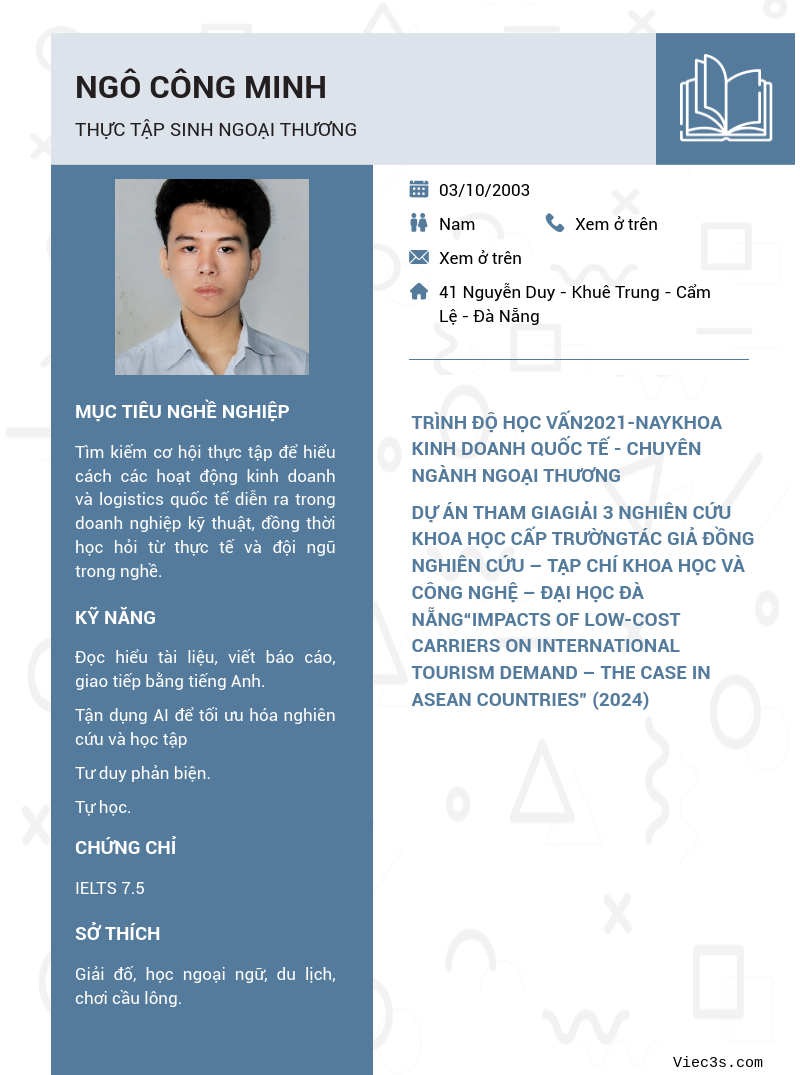 CV ứng viên