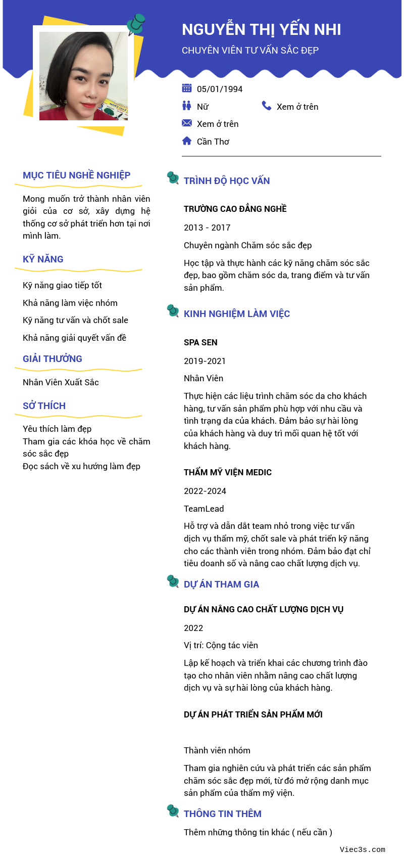CV ứng viên