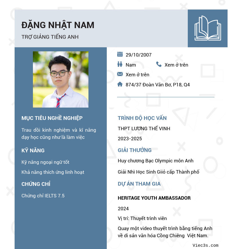 CV ứng viên