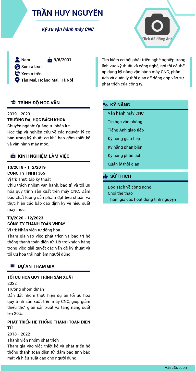 CV ứng viên