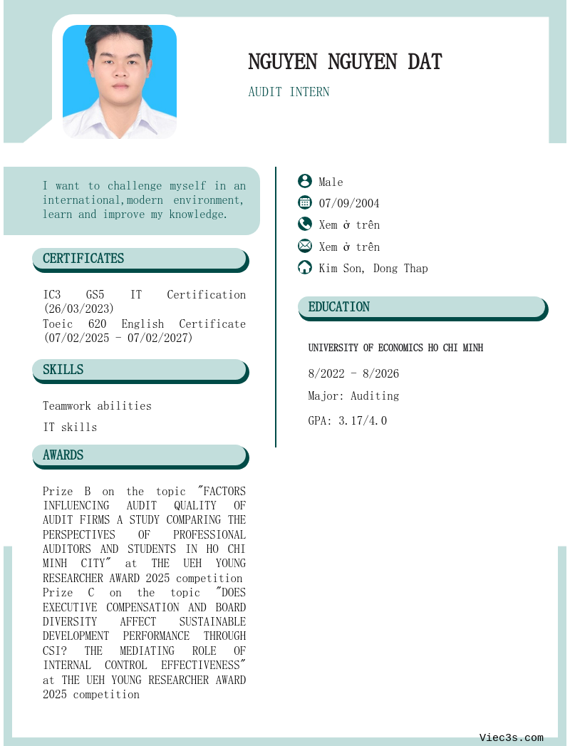 CV ứng viên