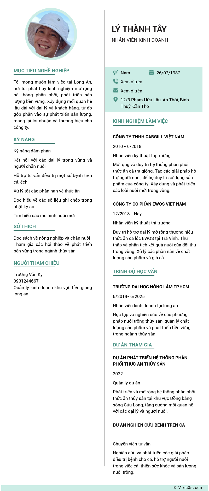 CV ứng viên