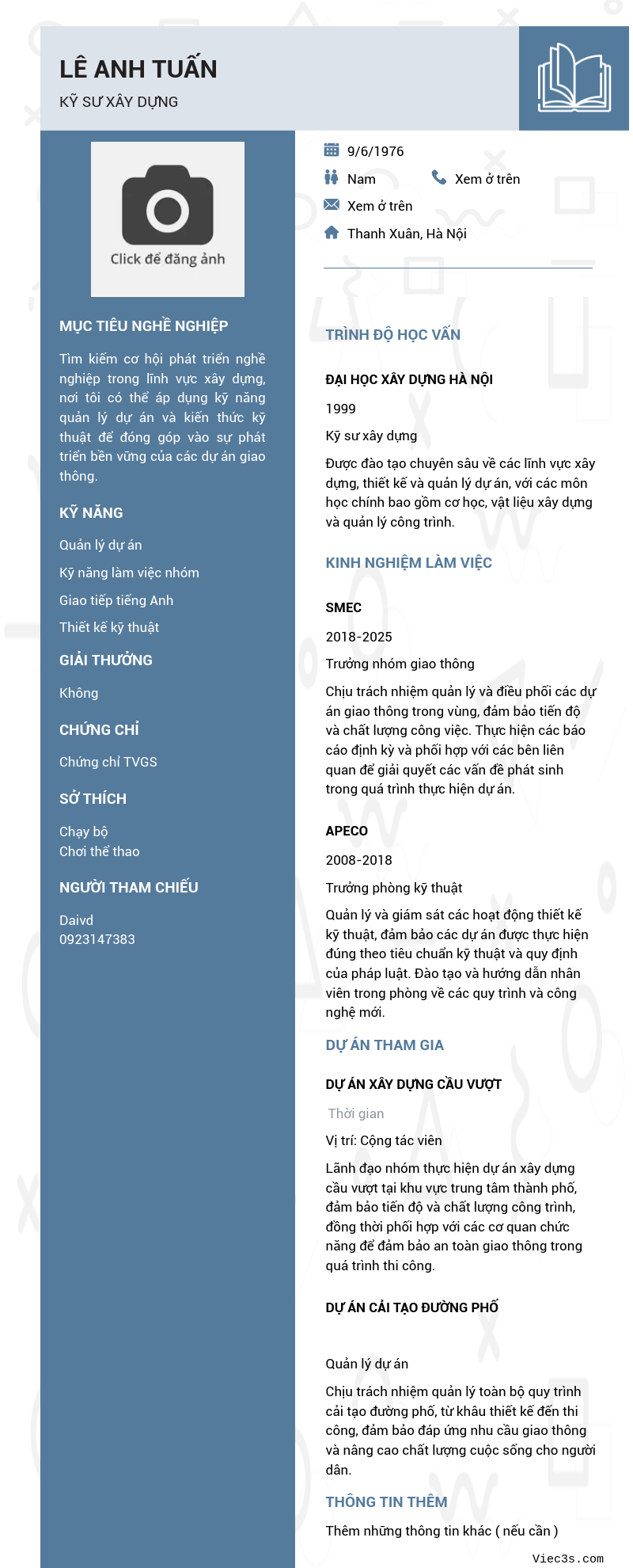 CV ứng viên