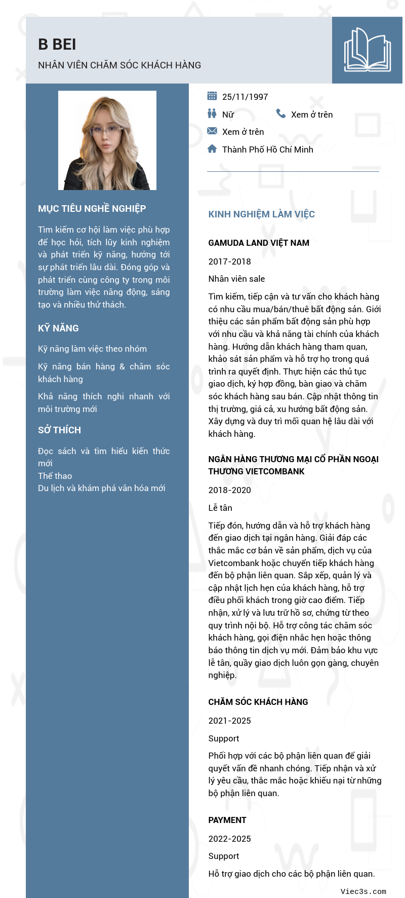 CV ứng viên