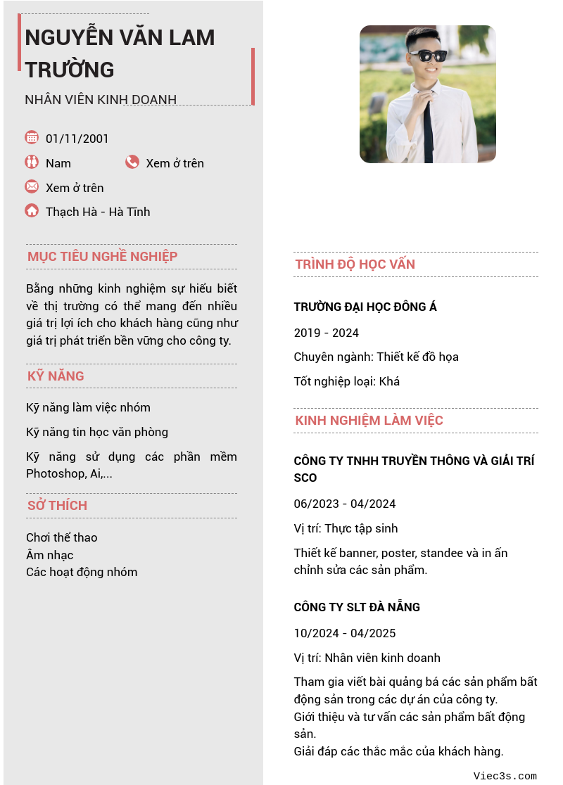 CV ứng viên
