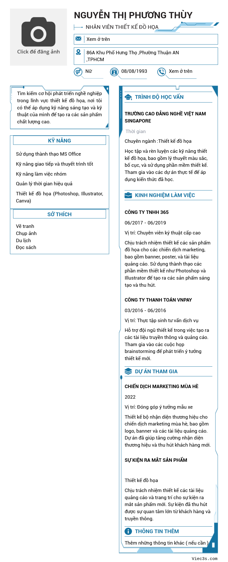 CV ứng viên